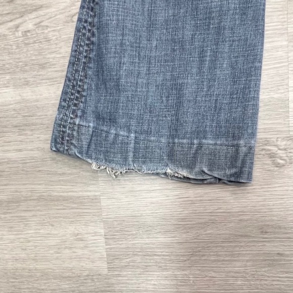 Divine Rights‎ of Denim Jeans Size 30 Low Rise Super Flare Distressed - Picture 12 of 16